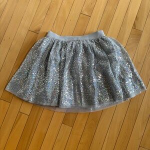 3 for $12 Joe Fresh Silver Sequin Skirt EUC Size Small 6